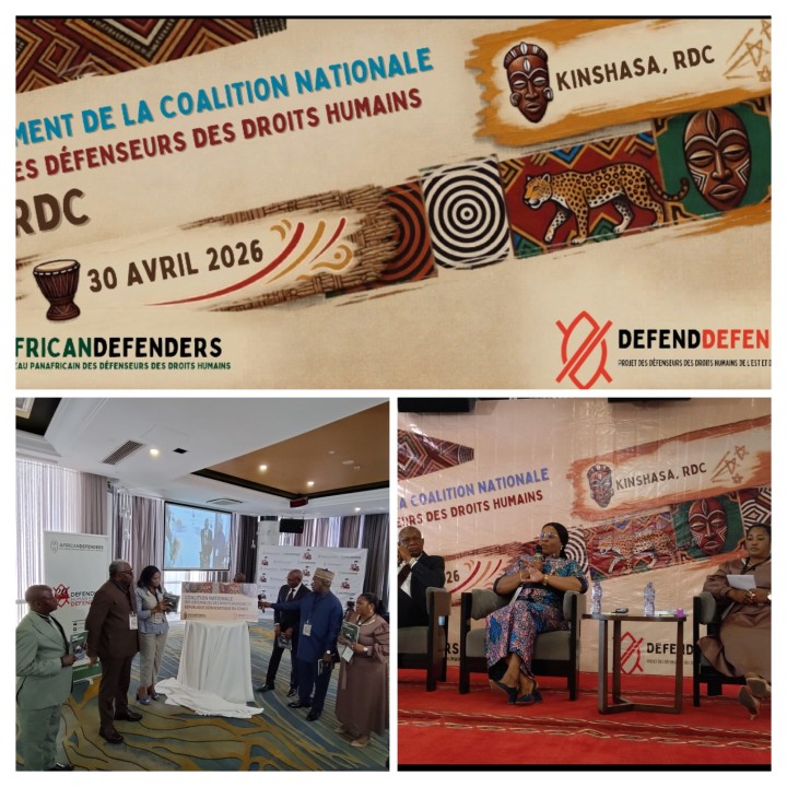 RDC: Lancement de la coalition nationale des défenseurs des droits humains