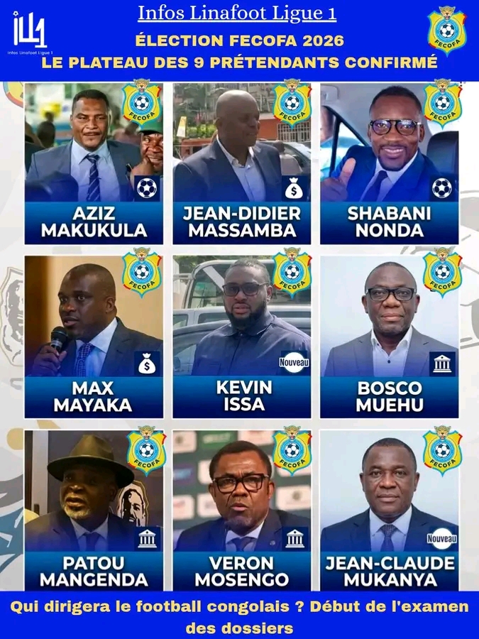 FECOFA : neuf candidats pour un fauteuil