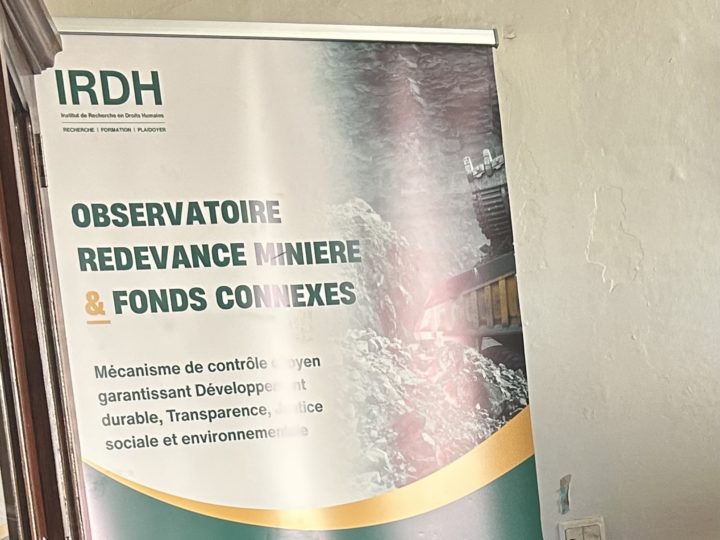 Lubumbashi: IRDH lance le projet d&rsquo;un observatoire des redevances minières et fonds connexes