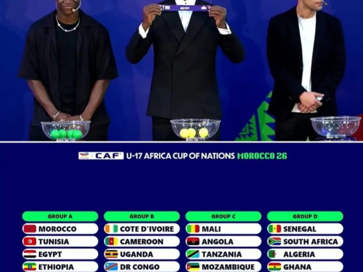 Tirage au sort de la CAN U17 Maroc 2026 : la RDC dans un groupe B