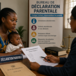 Photo illustrant le bureau de la déclaration parentale