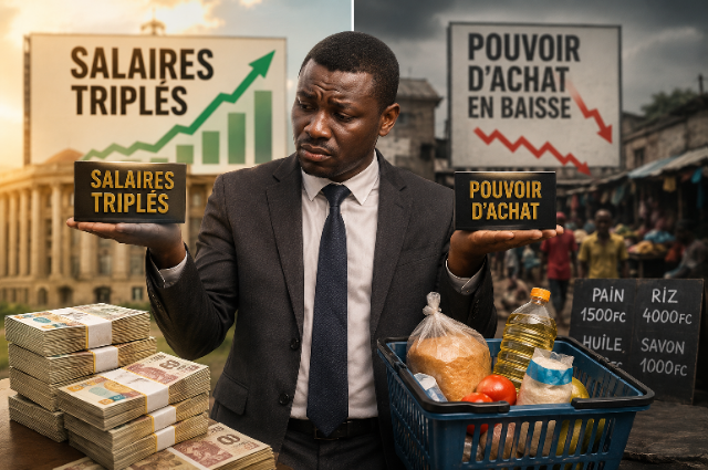 RDC- salaires fonctionnaires : entre annonces présidentielles et réalité sociale