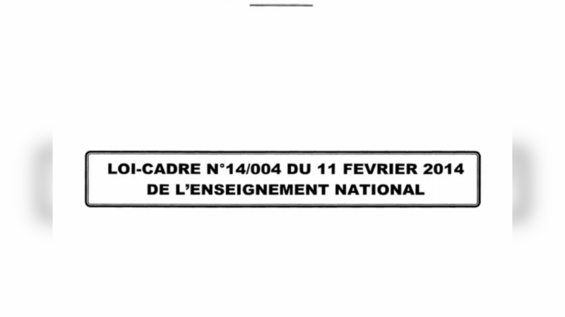 RDC: vers une nouvelle loi cadre de l’éducation nationale