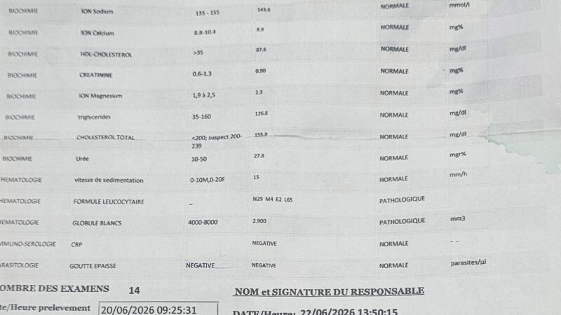 Lubumbashi : paludisme, typhoïde, prescription sans tests, enquête au cœur des pratiques routinières des médecins