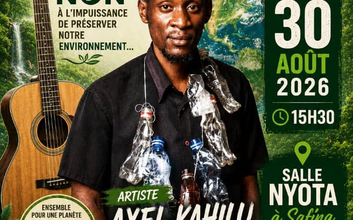Axel Kahilu mise sur la musique pour défendre l’environnement