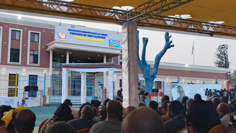 Lubumbashi : inauguration sobre du nouveau palais de justice