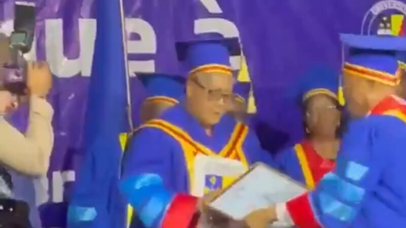 Judith Suminwa reçoit le Doctorat Honoris Causa de l’UNIKIN