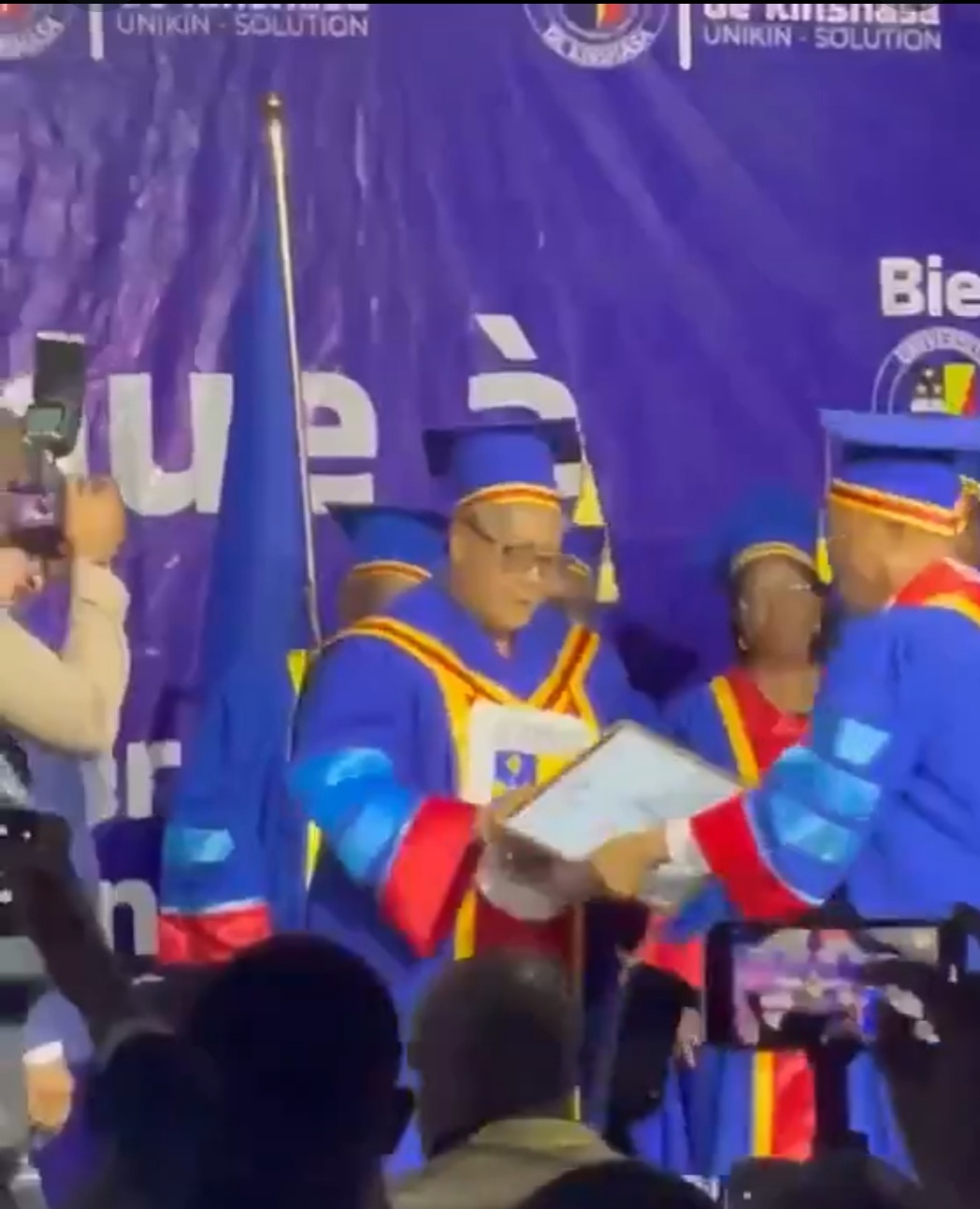 Judith Suminwa reçoit le Doctorat Honoris Causa de l’UNIKIN