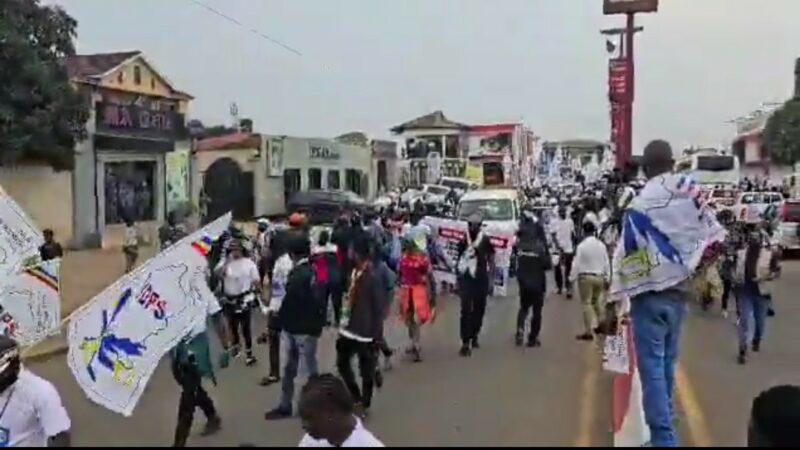 Lubumbashi : l’UDPS marche, la CNDH et Justicia ASBL dénoncent un traitement différent